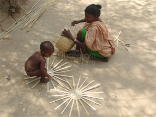 Making Bamboo Basket