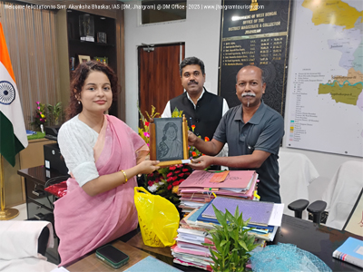 Smt. Akanksha Bhaskar, DM Jhargram